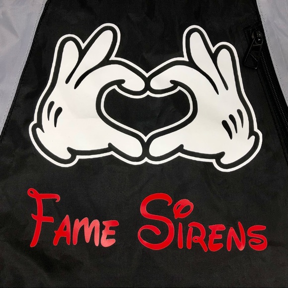 Adidas "Fame Sirens" Drawstring Backpack/Bag - Picture 4 of 6